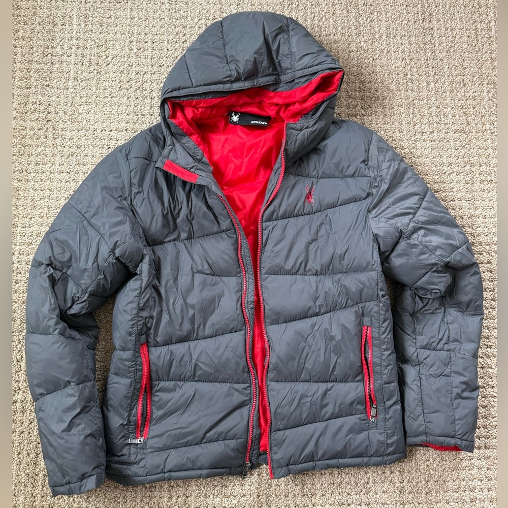 Spyder boys size large winter puffer coat
